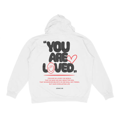 YOU ARE LOVED Hoodie (White)